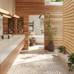 Caesarstone 507 Marbannova Bathroom