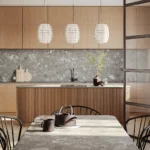 Caesarstone Porcelain 912 Terra Flake kitchen
