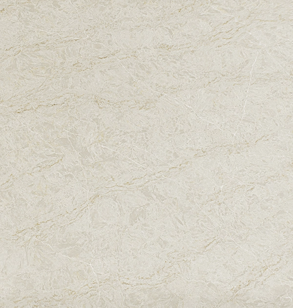 Caesarstone ISON 8251 Taj Whisper light beige textured pattern resembling crumpled paper.